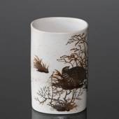 Faience vase by Nils Thorssen, Royal Copenhagen No. 1103-533