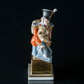 The soldier and the dog from the Tinderbox, Royal Copenhagen figurine - Ove...