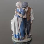 Harvest Group, Man & Woman, Royal Copenhagen figurine No. 1300