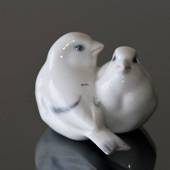 Couple of Sparrows, white Royal Copenhagen figurine
