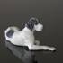 Pointer lying down relaxed, Royal Copenhagen dog figurine No. 1453-1635 | No. R1453-1635 | DPH Trading