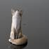 Fox looking up in awe, 14,5cm, Royal Copenhagen figurine No. 1475 | No. R1475 | DPH Trading