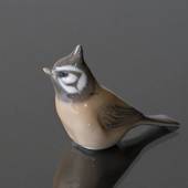 Crested Tit, Royal Copenhagen bird figurine