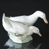 Drake and duck, Royal Copenhagen bird figurine (Repair on the beak)