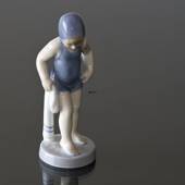 Girl bathing, July, Royal Copenhagen monthly figurine No. 4529