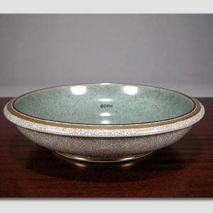 Green bowl craquele, Royal Copenhagen No. 457-2528 | No. R457-2528-C | DPH Trading