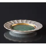 Green bowl craquele, Royal Copenhagen No. 457-4022