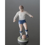 Soccer player, Boy doing tricks with the ball, Royal Copenhagen figurine No. 4989