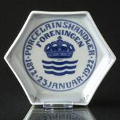 Royal Copenhagen Dealersign -Porcelain Merchants Association 1872-1922 Janu...