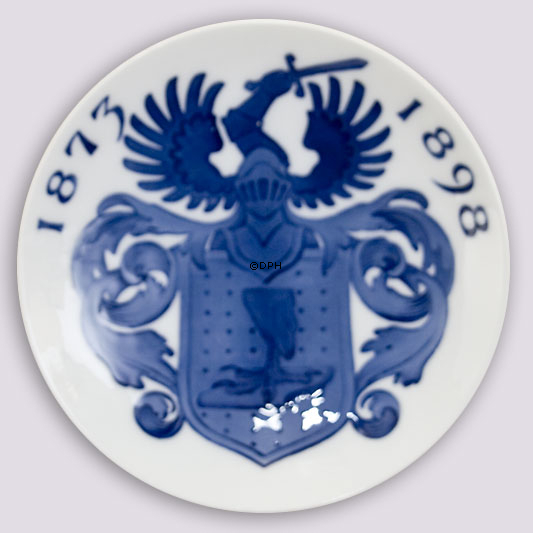 1873-1898 Royal Copenhagen Memorial plate,
