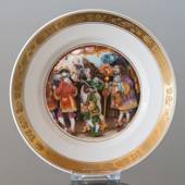 Hans Christian Andersen Fairytale plate, The Emperor's New Clothes, Royal C...