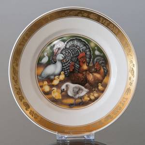 Hans Christian Andersen Fairytale plate, The Ugly Duckling, Royal Copenhagen | No. RNR528-07 | DPH Trading