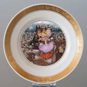 Hans Christian. Andersen Fairytale plate, The Shepherdess and the Sweep, Ro...