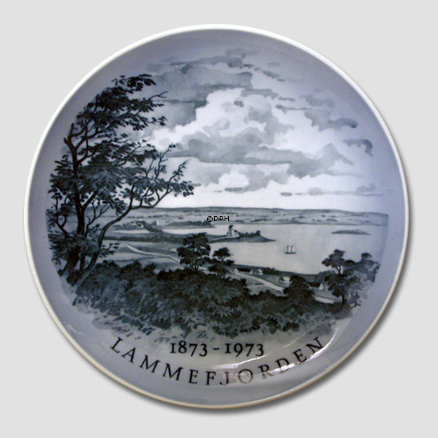 1873-1973 Royal Copenhagen Jubilee plate Lammefjorden