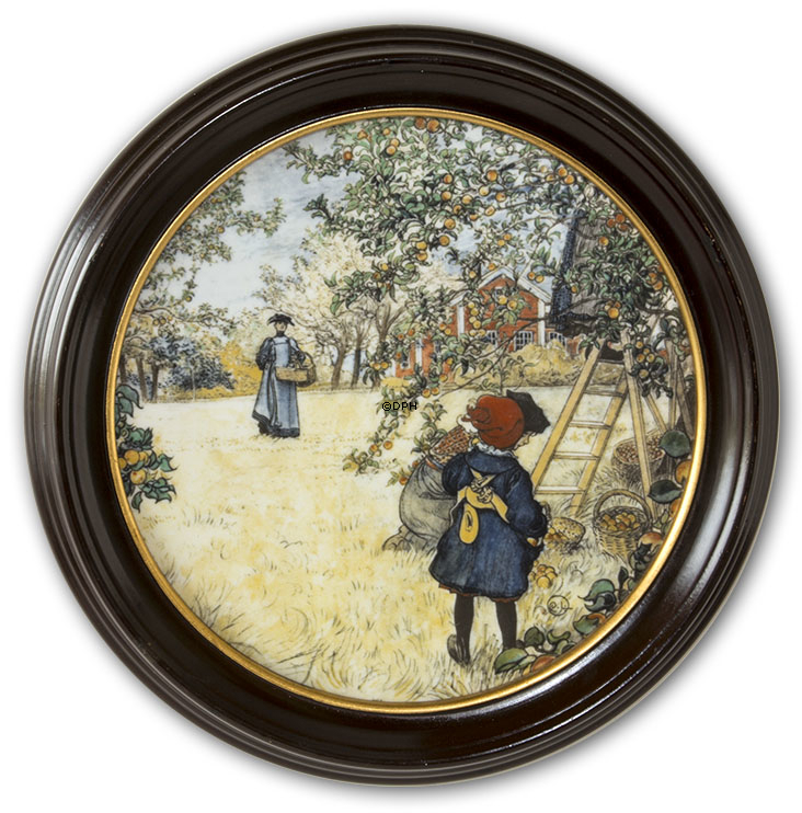 Plucking of Apples, Carl Larsson Picture, Royal Copenhagen
