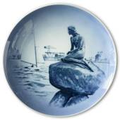 Royal Copenhagen Plate with The Little Mermaid and Langelinie