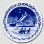 2005 Christmas plaquette, The old Fishing Village at Dragør, Royal Copenhag...