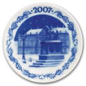 2007 Christmas plaquette,The Equestrian Statue in the Courtyard of Amalienb...