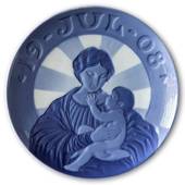 Madonna with the Child 1908, Royal Copenhagen Christmas plate