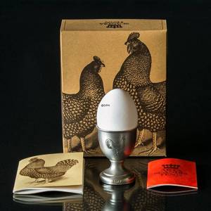 1977 Scandia Pewter Egg Cup, Leghorn | Year 1977 | No. SCAG1977 | DPH Trading