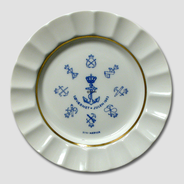 1963 The Navy's Christmas plate, Royal Copenhagen