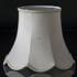 Octagonal lampshade with curves height 22 cm covered with off white silk fabric | No. U221627A3584R | DPH Trading