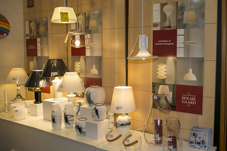 Holmegaard lamps and pendants