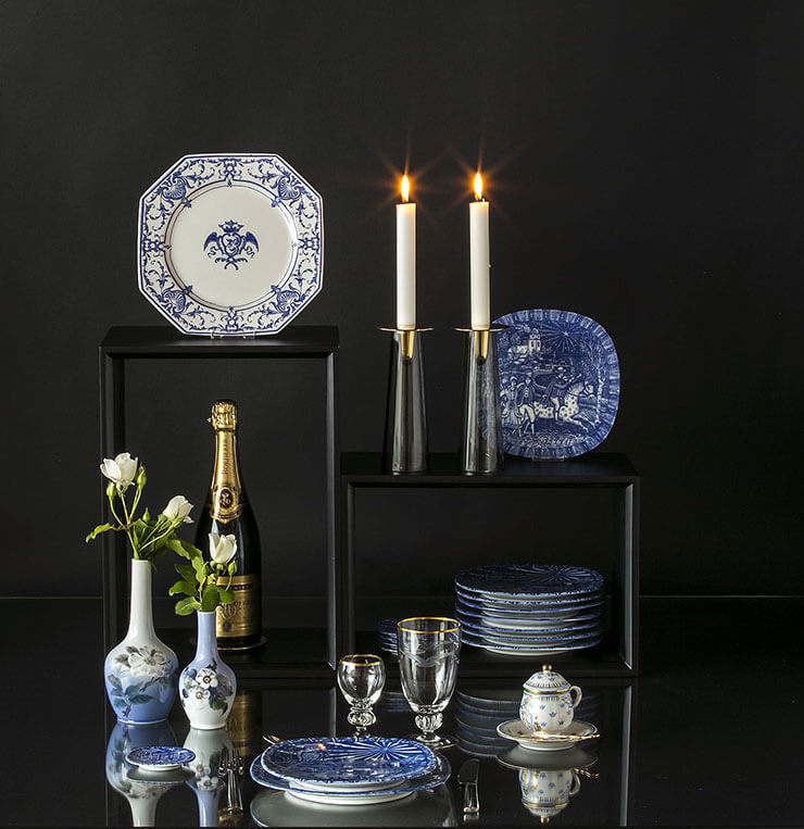 Rorstrand Christmas plates with Nils Holgersson