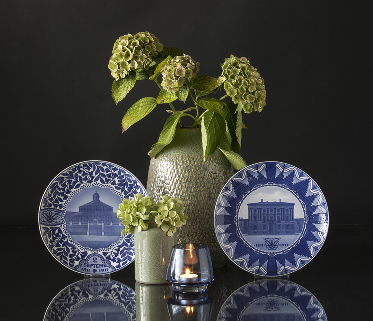 Royal Copenhagen Carlsberg Brewery plates by Bent Helweg-Møller