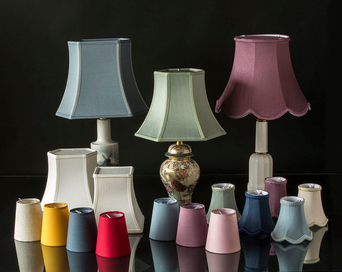 Lampshades - Round, angular, oval, small and large. Here you will find all types of shades