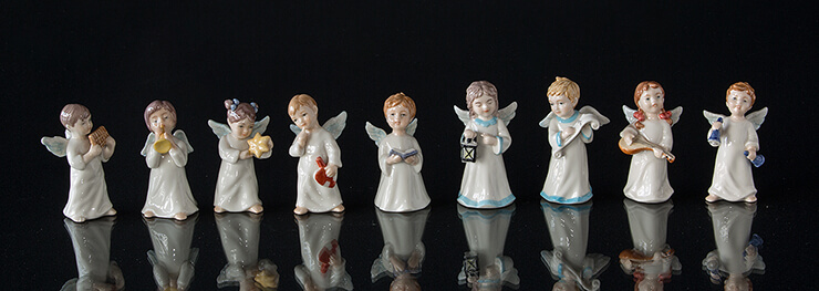 Royal Copenhagen Annual angels angel figurines