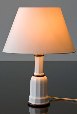 Oval Lampeskærm til Lille Heiberg Bordlampe