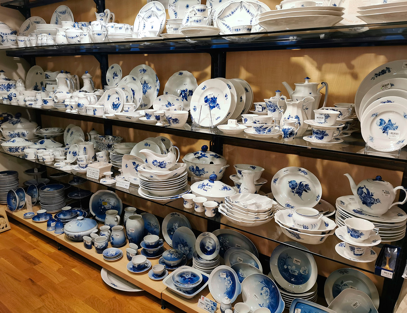 Blue Flower at Danish Porcelain House