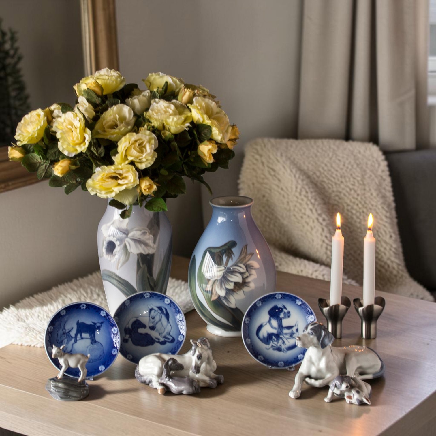 Royal Copenhagen B&G horse figures