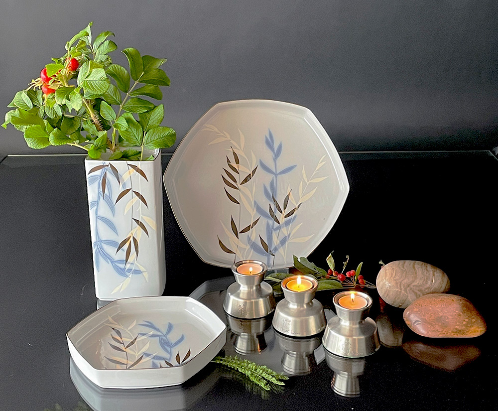 Ivan Weiss has made many vases and dishes that are Japanese inspired
