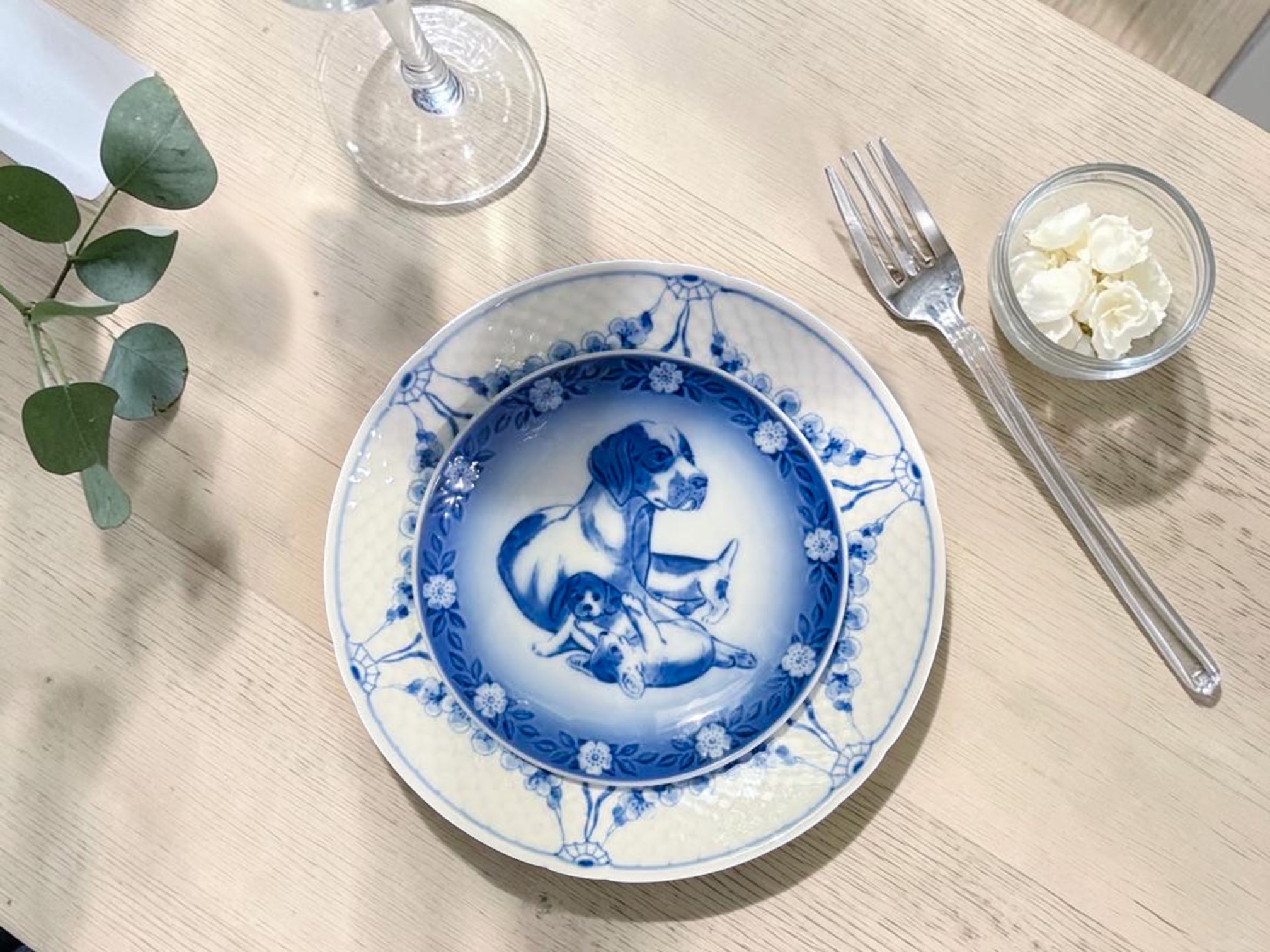 Royal Copenhagen Mother's Day plate with Empire plate