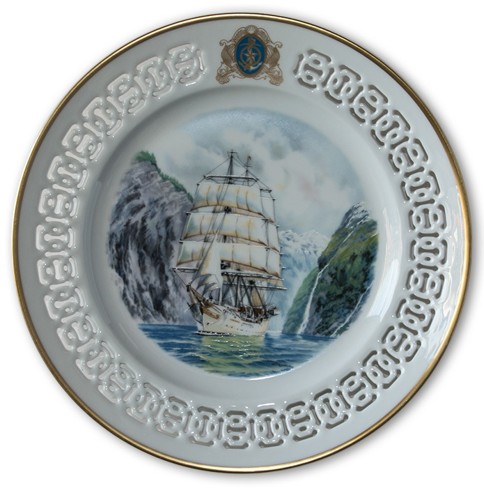 Bing & Grondahl Ships Plates