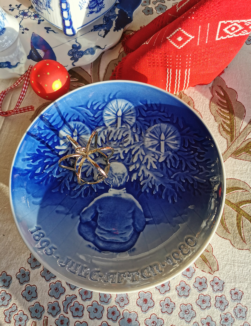 B& G 5 years Jubilee Christmas Plates Ø23cm