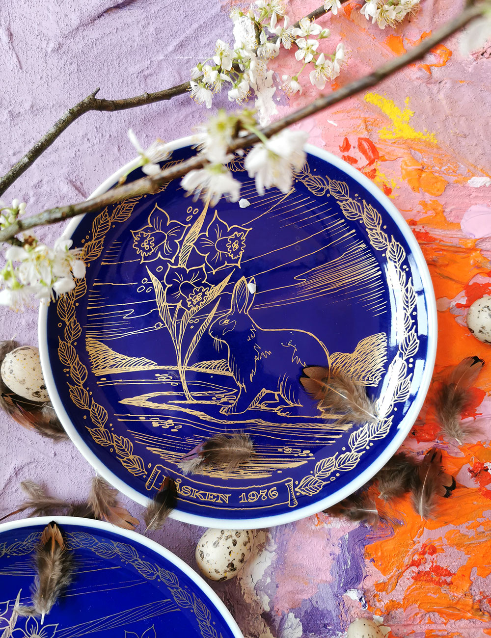 Ravn Cobalt Blue Easter Plate