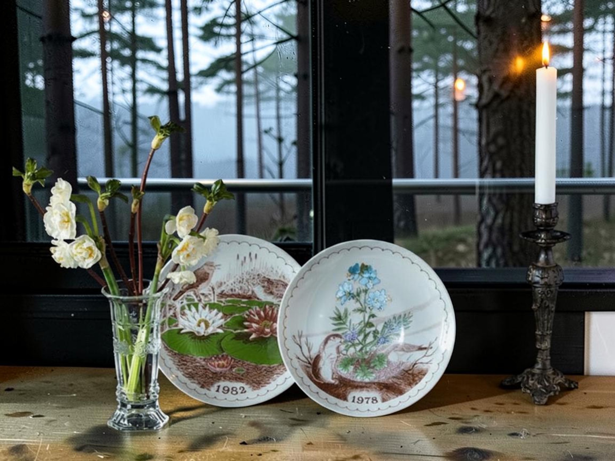 Ravn Mother's Day plates as decoration