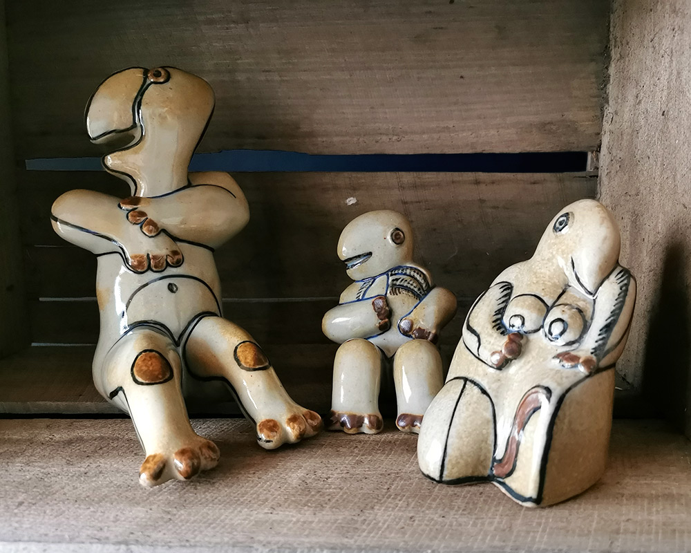 Steen Lykke Madsen figurines, Bing & Groendahl stoneware figurines