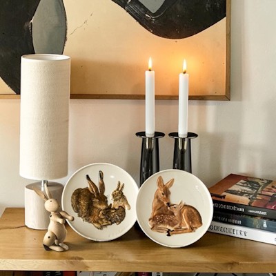 Hummel Mother's Day plates with sweet animals
