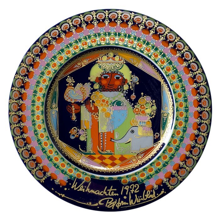 Bjoern Wiinblad Christmas Plates Rosenthal - Save up to 75 %