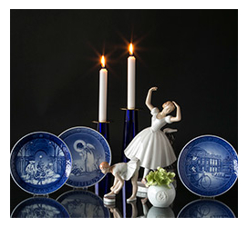 Royal Copenhagen Christmas plates, Figurines and Dishes